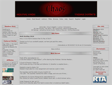 Tablet Screenshot of chaos.sycophanthex.com